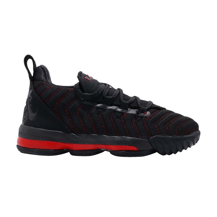 

Детские кроссовки Nike LeBron 16 PS Fresh Bred Black Black-University-Red AQ2467-002