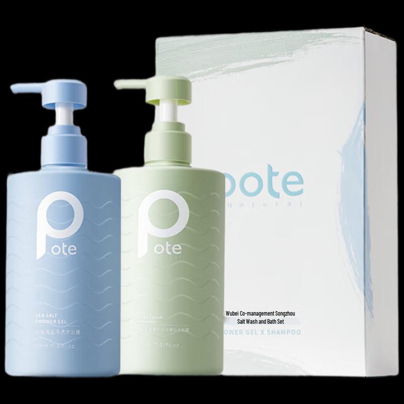 

POTE Oil Control Shampoo & Shower Gel Set