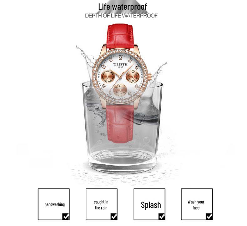 Women's Fashionable Temperament Quartz Watch - Stylish Ladies' Student Watch