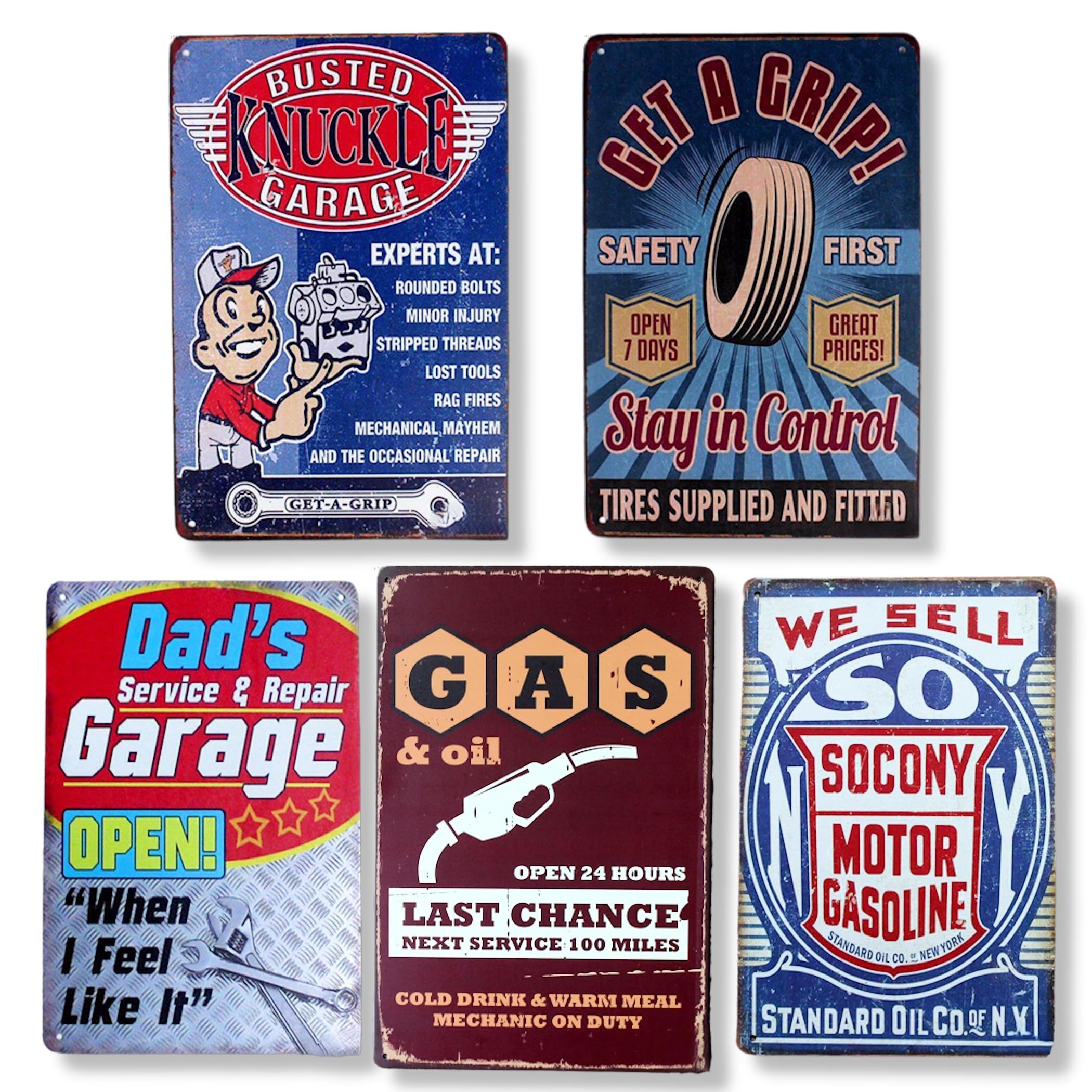 

Бляшана табличка номерний знак Гараж Американський Ретро Інтер єр Настінний декор Вінтажний Антикварний стиль (гараж)