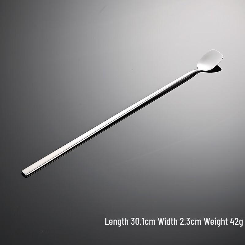 

Qianxing Stainless Steel Extra Long Square Handle Cocktail Stirring Spoons