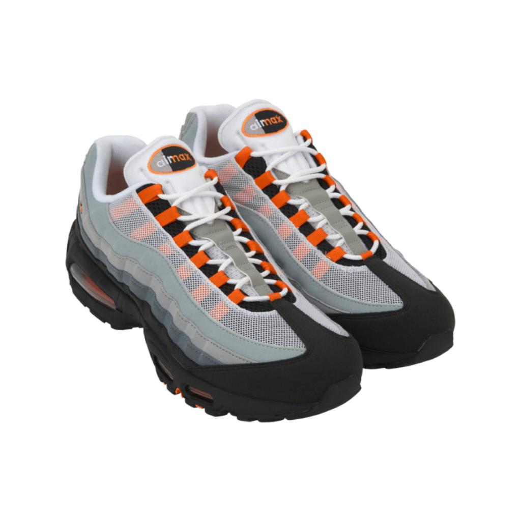 Nike Air Max 95 OG Bright Mandarin 2025 Unisex Sneakers Grey White Wolf-Grey HM4740-005