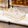 Luxury Compartmentalized Fruit and Snack Tray for Home Display