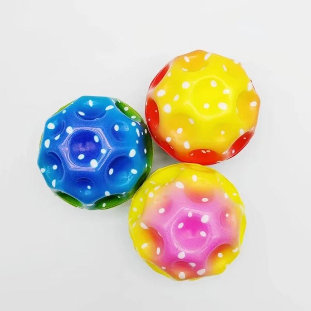 Luminous Wrist Return Rubber Ball Jump Ball Wrist Elastic Ball  Hand Eye Coordination