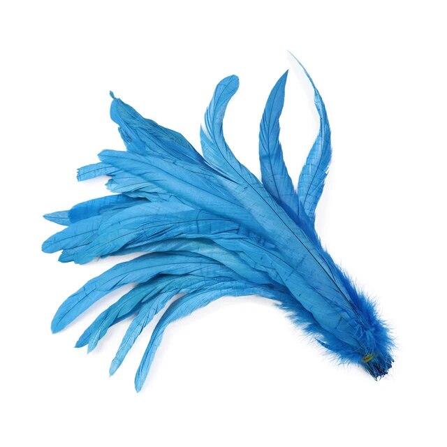 30-35cm Long Rooster Feather for Carnival Clothing Head Wear Decor Party Stage Performance Accessory Pheasant Plumas