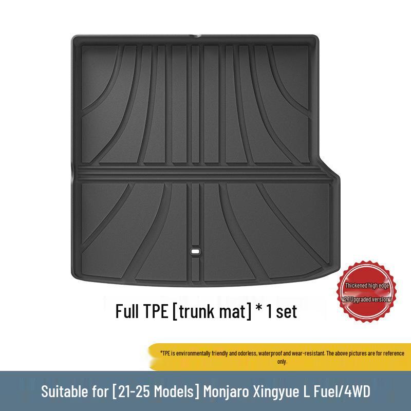 Floor Mats for 2021-2026 Geely Xingyue L: TPE Floor, Trunk, & Seat Back Mats