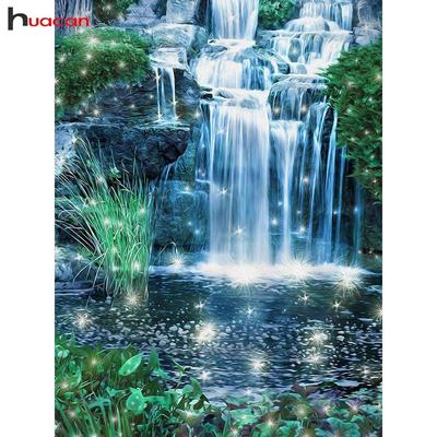 Mozaic cu diamante peisaj cu punct de cruce complet foraj decor de perete diamant stras