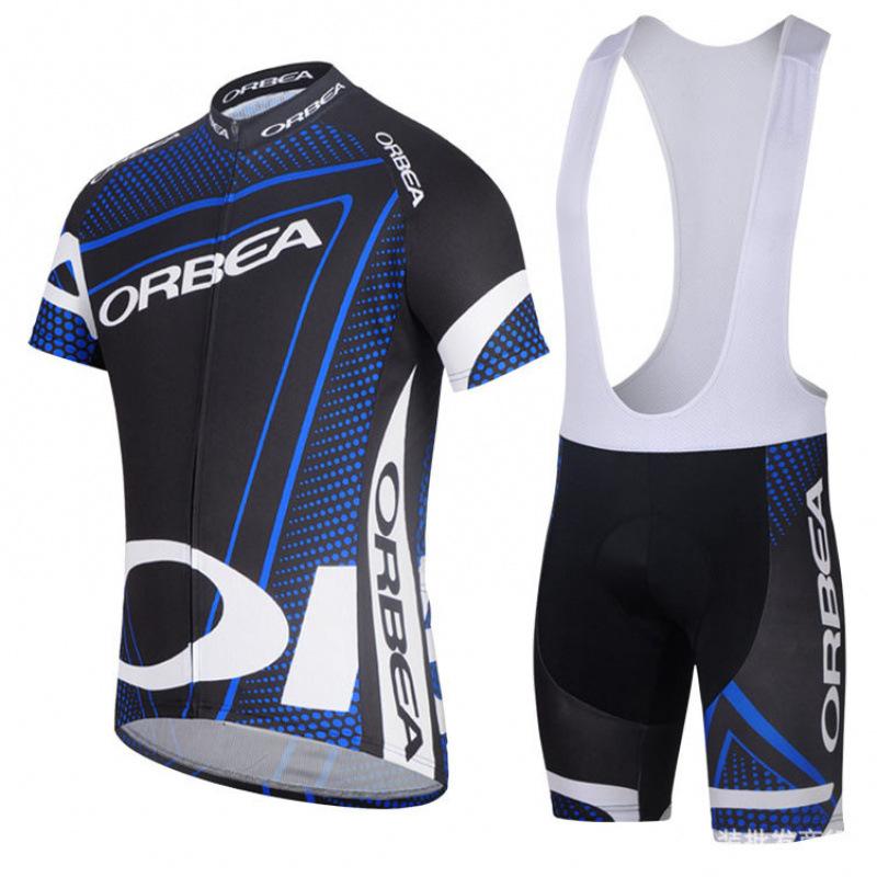 ORBEA Sommer- und Herbst-L-Kurzarm-Träger-Radanzug l Outdoor-Schnelltrocknend und atmungsaktiv Teamversion Herren- und Damenanzüge können bestellt werden. L white