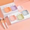 1/5 Pcs Plastic Box Case Without Powder Sponge For Puff Transparent Sponge Puff Portable Travel Cosmetic Bags Cosmetics Storage