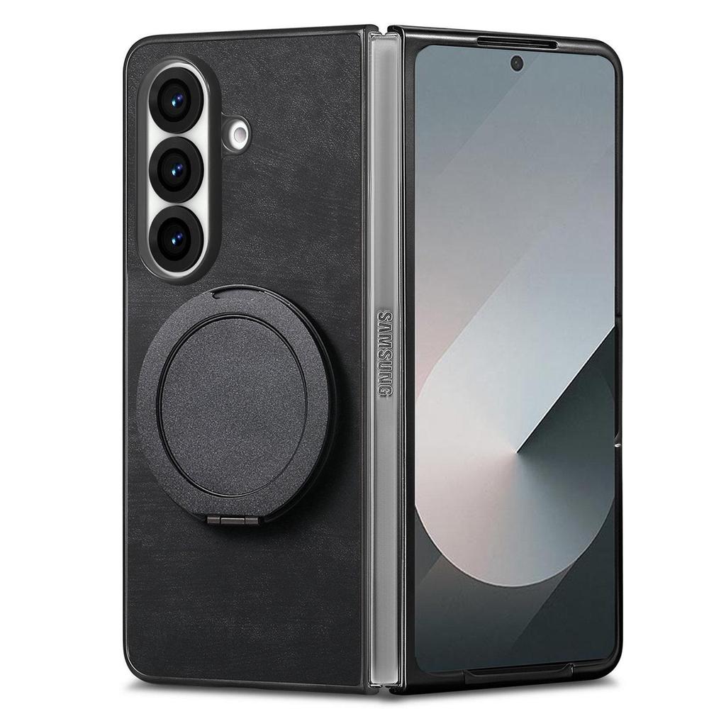Skórzany portfel etui Galaxy Z Fold6 z miejscem na karty dla Samsung Z Fold7 - Wielofunkcyjne składane etui ochronne