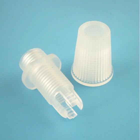 Cablu plastic 25PCS/lot Clemă de sârmă din plastic alb/negru cu relief, clemă de cablu cu filet masculin M10, mânere pentru cabluri pentru accesorii de iluminat cu pandantiv