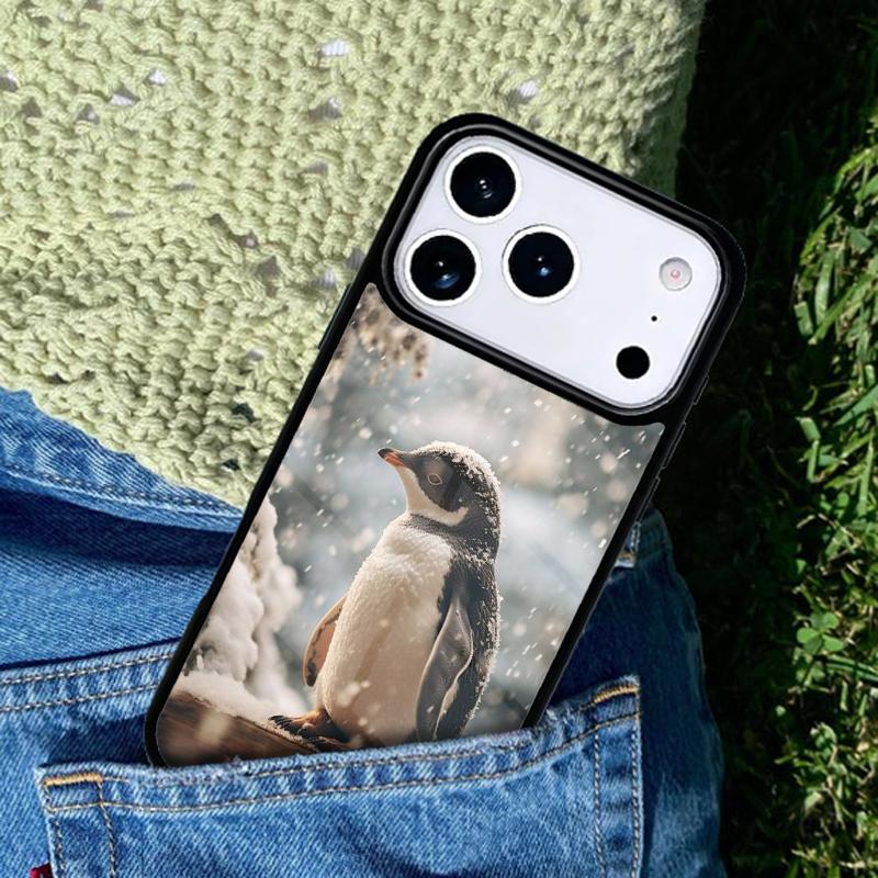 Zoo Animals 1 Penguins Phone Case For iPhone 17 AIR 16 Pro Max 15 14 Pro 11 12 13 Shockproof Silicone Cover