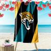 Jacksonville Jaguars Print Beach Towel, Large Soft Quick Dry Towel for Beach Camping Swimming