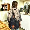 Women's Fashionable Three-Quarter-Sleeve Halloween-Printed Hooded Pullover