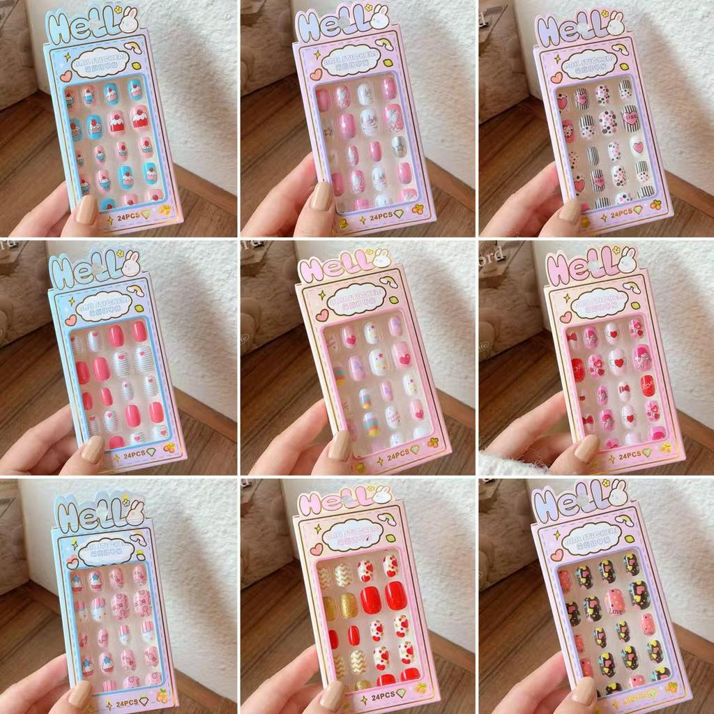 Children's Cute Removable Nail Art Stickers for Girls