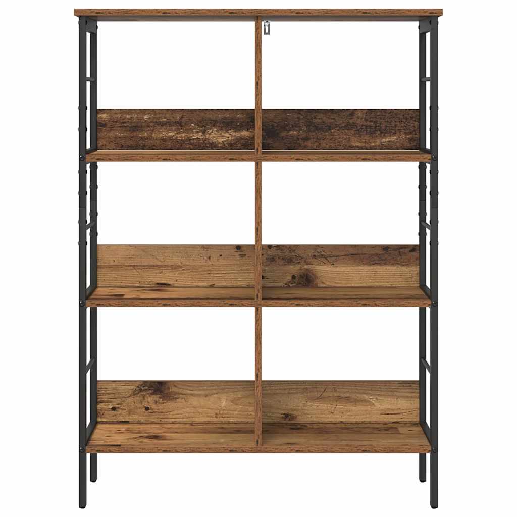 Vintage Wood Bookshelf 82 x 32 x 112 cm Engineered Wood