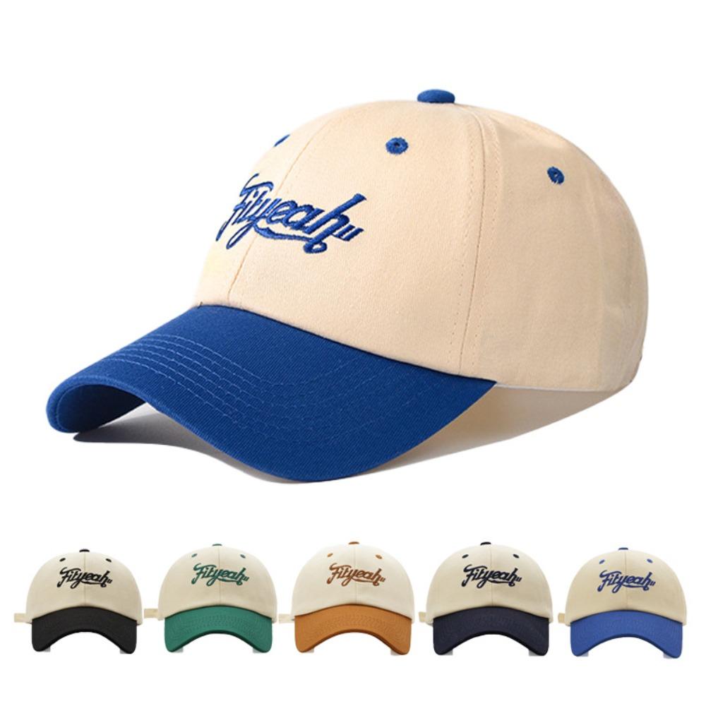 Adjustable Sunscreen Hats Letter Embroidery Snapback Caps Summer Baseball Caps  for Men Women