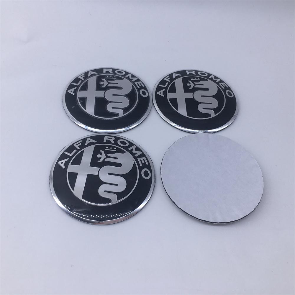 MABX8 100pcs 40mm 50mm 56mm 60mm For Alfa Romeo 166 147 156 Mito Brera Giulia F1 Giulietta GT Car Wheel Hub Center Emblem Stickers