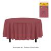 Classic Disposable Round Plastic Disposable Tablecloth With Waterproof Finish For Party Events And Hotel Use