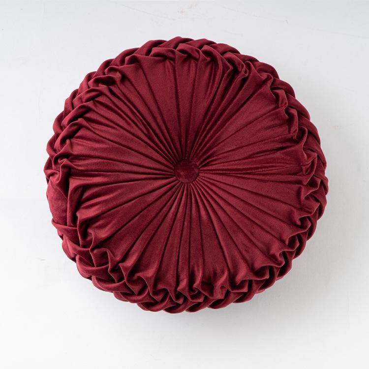 Nordic Style Woven Anti-static Handmade Pumpkin Pillow New Year Bedside Sofa Waist Office Cushion Lumbar Seat Cushions