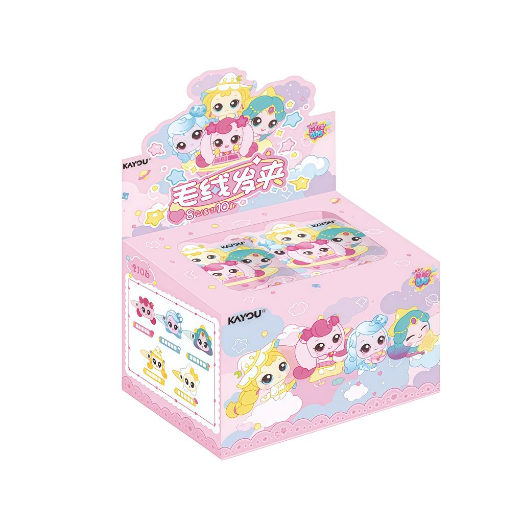 Original KAYOU Teenieping Girl Hairpin Series Blind Box Anime Character Doll Collection Decoration Fashion Toys Gifts