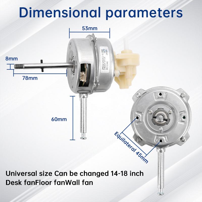 DC9-28V Brushless Motor, DC Low-voltage Motor, Table Fan, Floor Fan, Wall Mounted Fan Motor