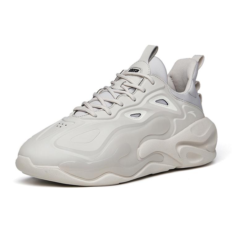 New Anta Chao Worship 2.0 Durable Breathable Low Top Sports Casual Shoes Men's Gray 112218840-1