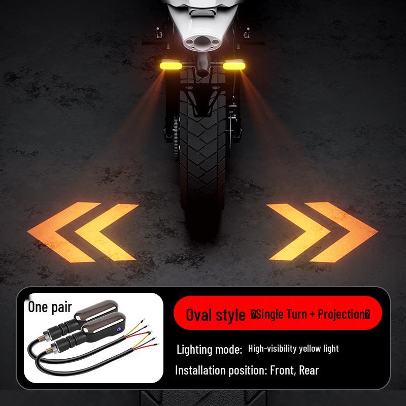 LED Motorcycle Turn Signal & Taillight: Bright, Strong Light for Electric and Battery Vehicles