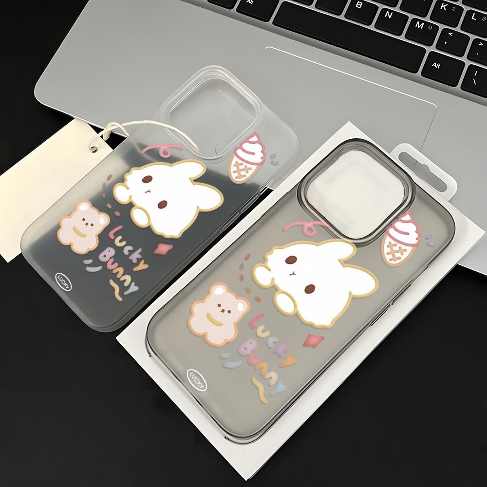 Mobile Phone Cases for iPhone 11 13 15 Pro Max 12 14 Pro Max Case iPhone 16 15 Plus 13 Pro 12 Mini 13 Mini Frosted Texture Painted Cartoon Flowers
