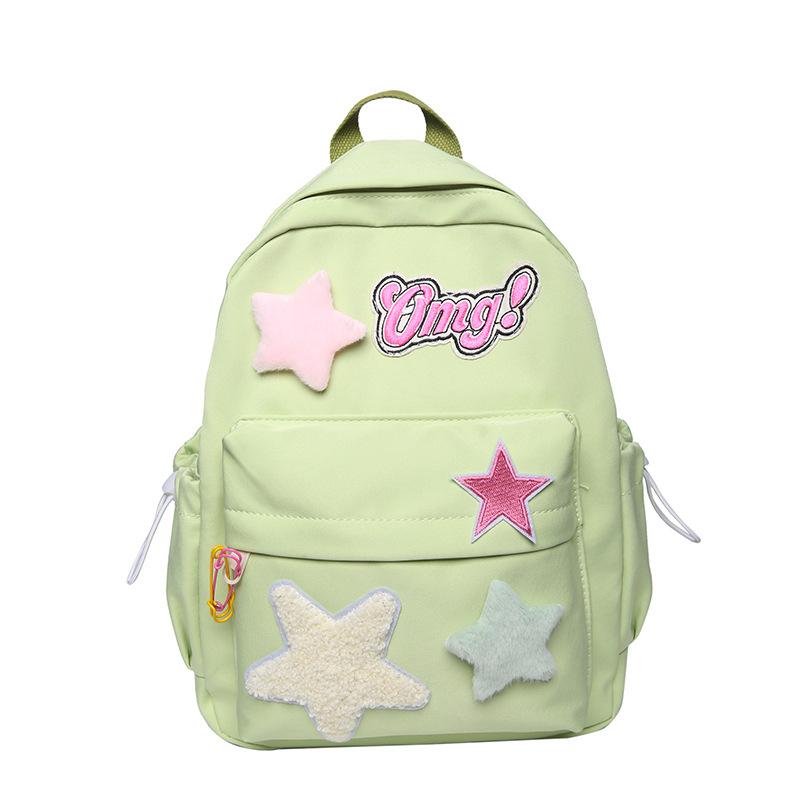 Student backpack 2025 new Korean version trendy casual backpack forest elementary school students junior high school student schoolbag