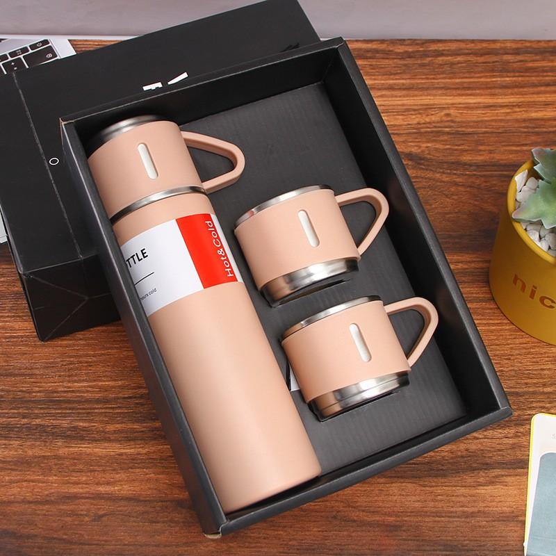 Stainless Steel Vacuum Insulated Travel Mug 500ml Business Gift Set Office Men
