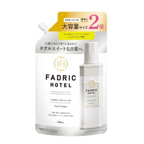 

[LDK Best Buy of the Year 2024 Winner] FADRIC HOTEL Silicone-Free Fabric Softener, Botanical Concentrated, Luxe Linen Scent, Fadric Hotel, Double Refi