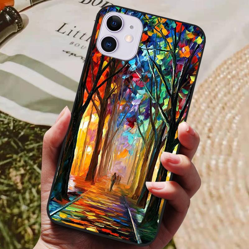 For Apple iPhone 12 pro max Case Silicon Back Cover Phone Case For iPhone 12 Mini pro Max 12Pro Soft Case luxury Fundas Cases