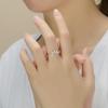 Modian 925 Sterling Silver Rhombus AAA Clear CZ Crown Fashion Gold Color Finger Ring For Women Fine Wedding Jewelry