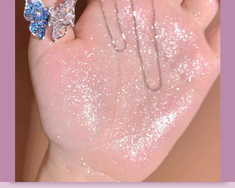 Cross-Border Shimmer Highlighter: Pearlescent Air Cushion Glitter & Spray Powder for Brightening