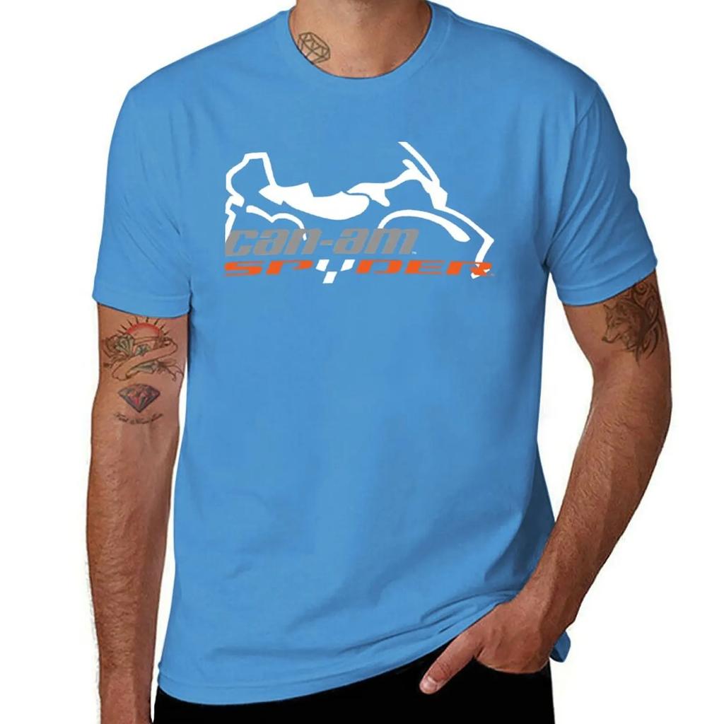 CAN AM SPYDER SILHOUETTE LOGO T-Shirt Cotton Graphic Tees Boys Whites Shirts Men