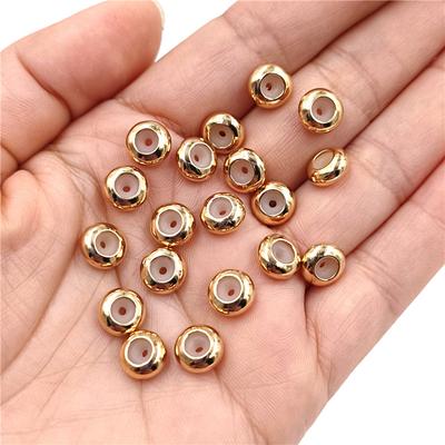 8*4mm 100Pcs Legierung Perle Armband Anpassung Schnalle Zubehör Für Halskette Schmuck Herstellung Von Schmuck DIY Armband Kette Schmuck zubehör