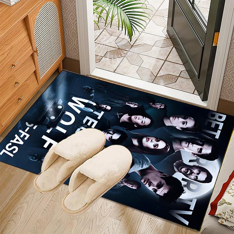 1PC Teen Wolf Rug for Livingroom,Bedroom, Palyroom, Chair Rug, Area Rug, Game Carpet, Large Size Rug Fan Christmas Gift