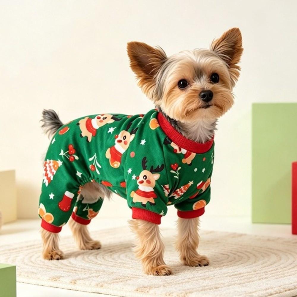 Cartoon Dog Four Legged Coat Warm Dog Pajamas Cute Dog Hoodie Winter Season