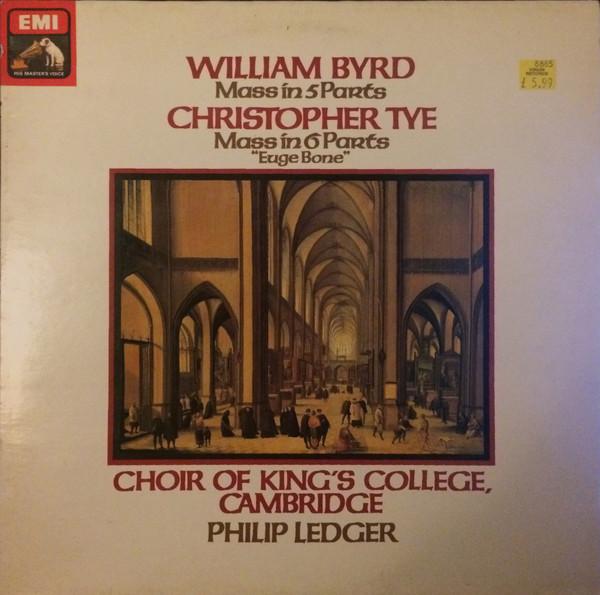 

LP Record PHILIP LEDGER CHOIR OF KINGS COLLE Byrd Mass In Five Parts Tye Mass ASD4104 HIS MASTERS VOI 1982 UK Classical Used