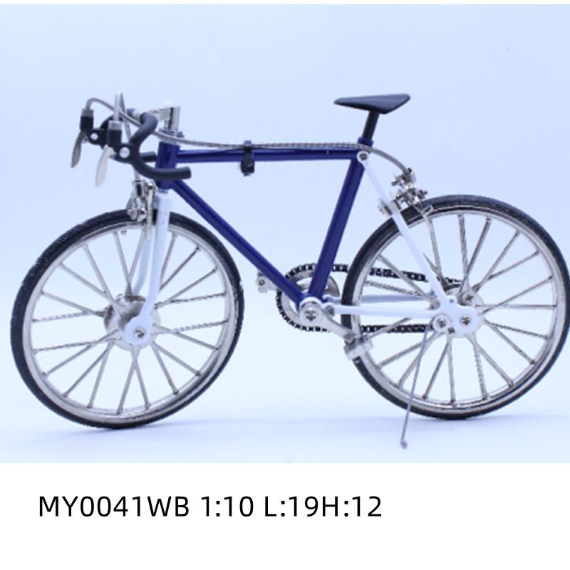 1:10 Miniature Alloy Bicycle Model with Brake and Movable Wheels