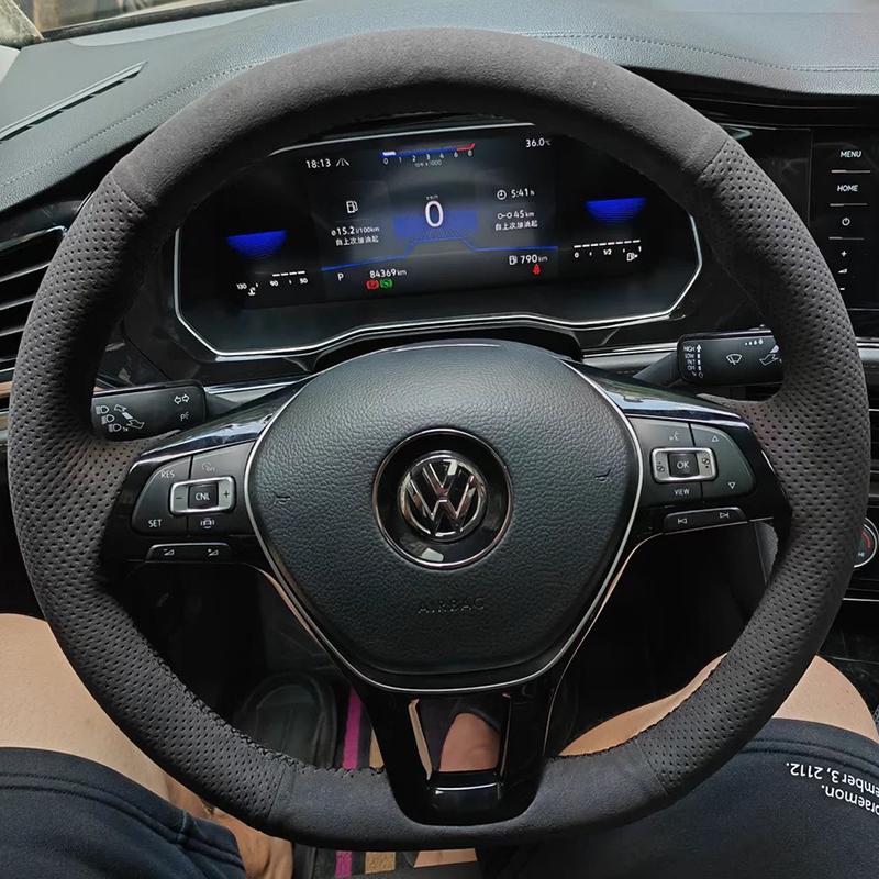 Hand Stitched Steering Wheel Cover for