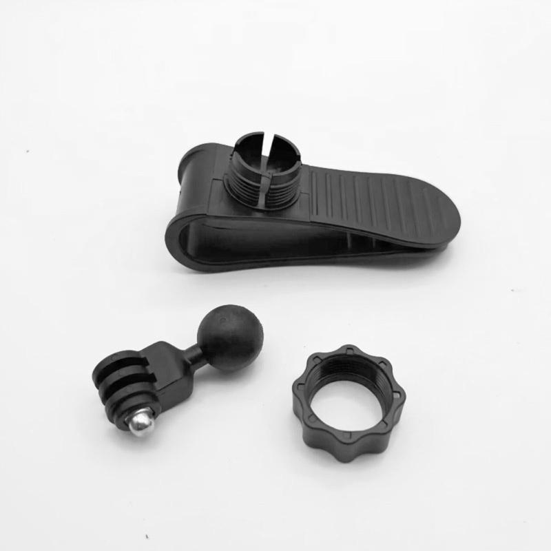 Verstellbare Auto-Sonnenblenden-Kamera-Halterung mit 360-Grad-Drehung für Sportkameras, Schnellspannclip, Universelle Kompatibilität