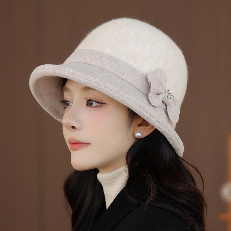 

Модная шляпа-клош, женская винтажная модная шляпа-рыбак, осенне-зимний всесезонный модный аксессуар, зимняя шляпа для женщин, женские зимние шляпы ONE SIZE