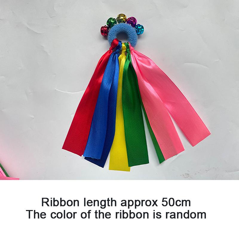 1 buc panglică pentru încheietura mâinii pentru sporturi de echipă pompon majorete meci mare pom club dans props brățară elastică cu frânghie elastică