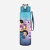 26 English Letter K-Pop Demon Hunters Printed Large Capacity Drinking Cup Portable Outdoor 750Ml Water Bottle Sports Water Cup Children Gift