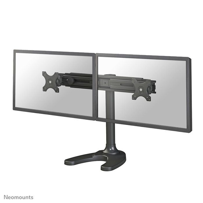 NEWSTAR FPMA-D700DD Desktop Computer Mount, Grommet - Stand for 2 LCD Screens - Screen Size : 19"-30" - Black