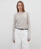 Leuba Layered Long Sleeve T-Shirt - Light Gray