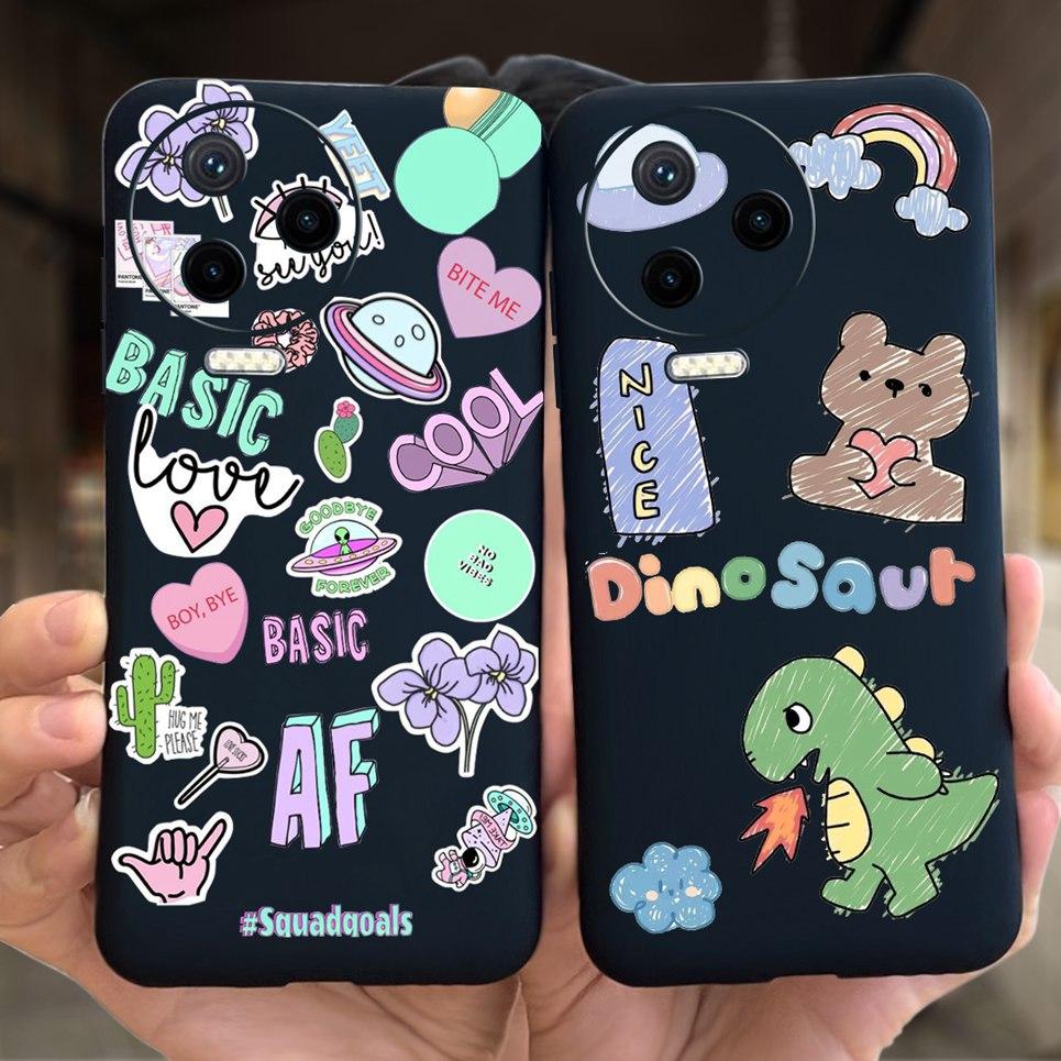 For Infinix Note 12 2023 Case Soft Silicone Dragon Cartoon Back Cover For Infinix Note 12 Pro 4G Note12 2023 Phone Case Fundas