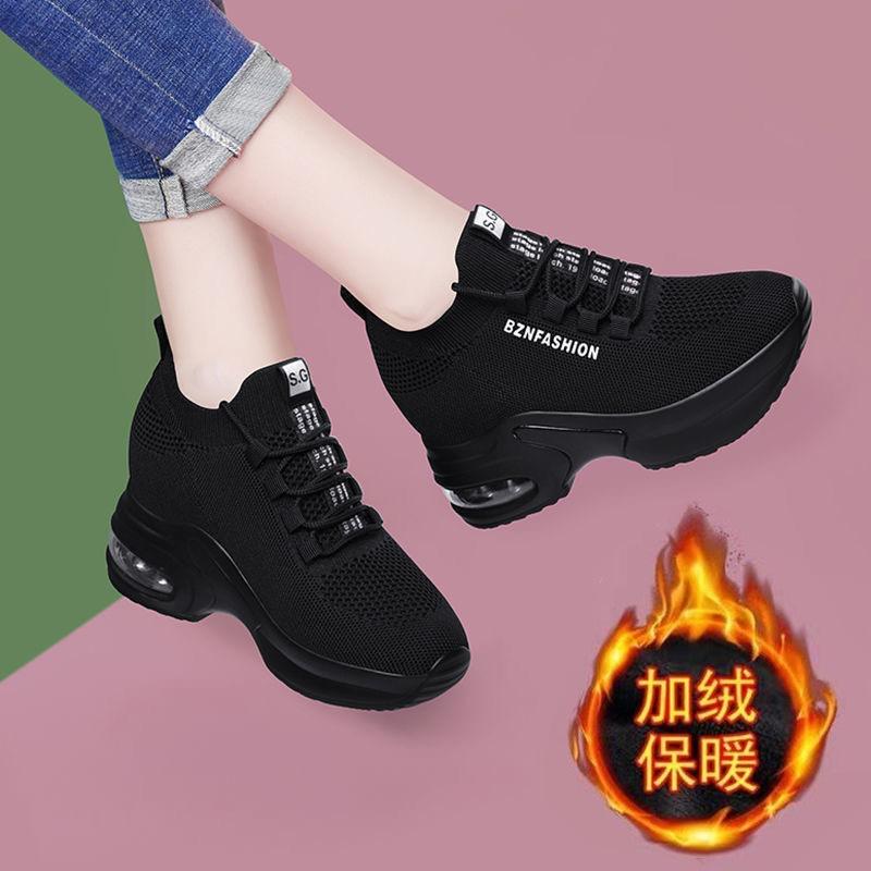 Summer heightening women's shoes fashion versatile casual shoes dance soft-soled breathable women's shoes